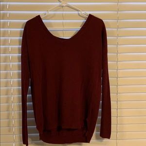 American Eagle Wine Sweater